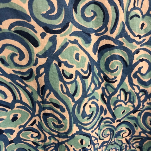 Lilly Pulitzer Amelia Island Top Chasing Tail M - Picture 4 of 7